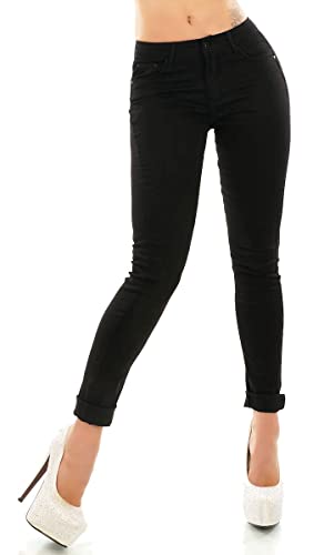 Trendstylez Damen Slim Fit Stretch Basic Sommer Röhre Skinny Jeans Push Up schwarz J8032-1 Größe 38 Trendstylez Damen Slim Fit Stretch Basic Sommer Röhre Skinny Jeans Push Up schwarz J8032-1 Größe 38 von Trendstylez