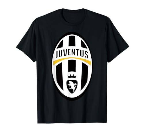 Trendy Apparel Herren Schwarz Juventus Serie A Sports Club Logo T-Shirt S Klassische Passform Halbarm Einfarbig Ohne Kragen Pull-On-Verschluss 15MISC3960J von Trendy Apparel