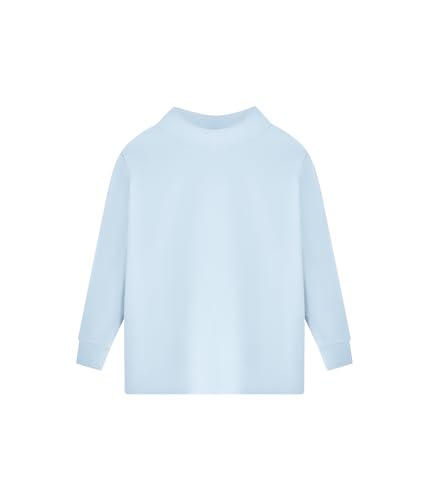 Trendy Boy Jungen Thermo-Oberteil mit Fleece-Futter – Langarm-Baselayer mit Stehkragen für kaltes Wetter (5-6 Years, LY134-Blue) von Trendy Boy