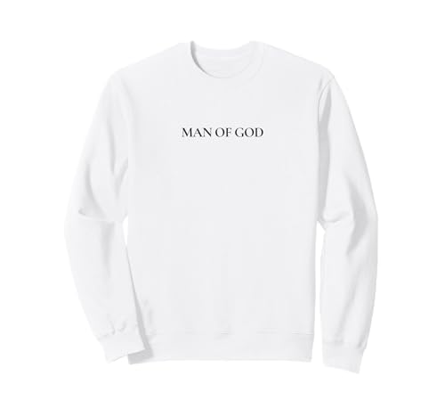 Man of GOD - Trendy Minimalist Christian White Sweatshirt Man of GOD - Trendy Minimalist Christian White Sweatshirt von Trendy Christian Outfit