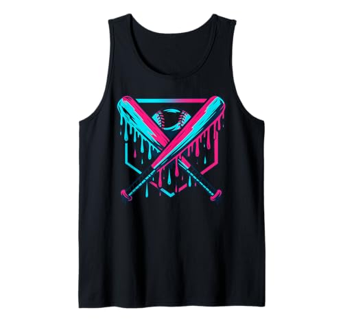 Baseball Drip für Jungen Drippy Design Jugend Mädchen Baseball Tank Top von Trendy Drippy Sports Apparel for Boys and Youth