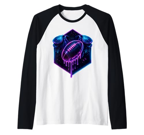 Fußball Drip für Jungen Drippy Design Jugend Mädchen Fußball Raglan von Trendy Drippy Sports Apparel for Boys and Youth