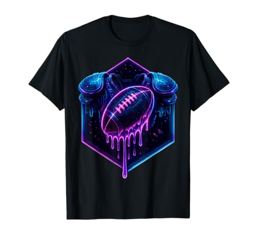 Fußball Drip für Jungen Drippy Design Jugend Mädchen Fußball T-Shirt von Trendy Drippy Sports Apparel for Boys and Youth