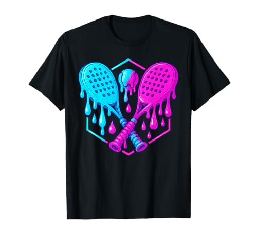 Padel Drip für Jungen Drippy Design Jugend Mädchen Padel T-Shirt von Trendy Drippy Sports Apparel for Boys and Youth