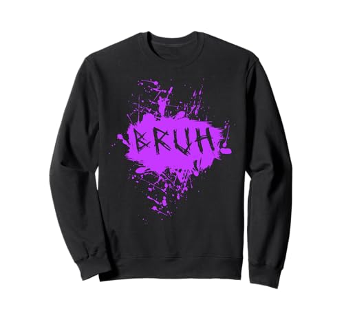 Bruh Lustiger Spruch Meme Bro Boy Mädchen Kinder Jugend Teenager Slang Sweatshirt von Trendy Funny Sayings Bruh Meme Video Game co.