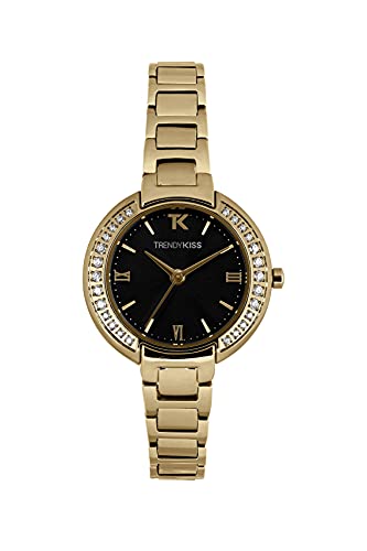 Trendy Kiss Damen Analog Quarz Uhr mit Edelstahl Armband TMG10141-02 von Trendy Kiss