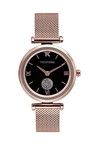 Trendy Kiss Damen Analog Quarz Uhr mit Edelstahl Armband TMRG10139-02 von Trendy Kiss