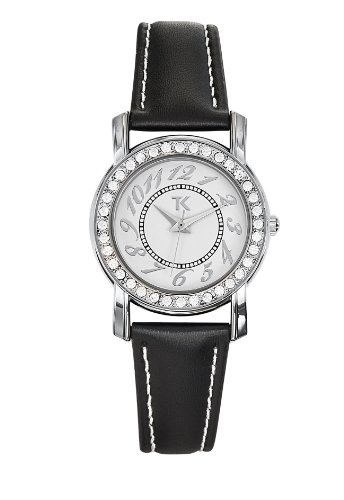 Trendy Kiss Damen Analog Quarz Uhr mit Leder Armband TC10056-01 von Trendy Kiss