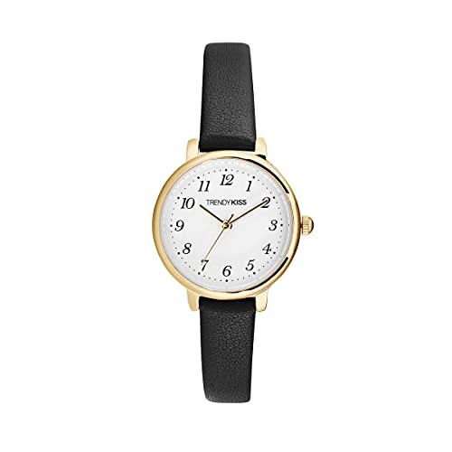 Trendy Kiss Damen Analog Quarz Uhr mit Leder Armband TC10166-01 von Trendy Kiss