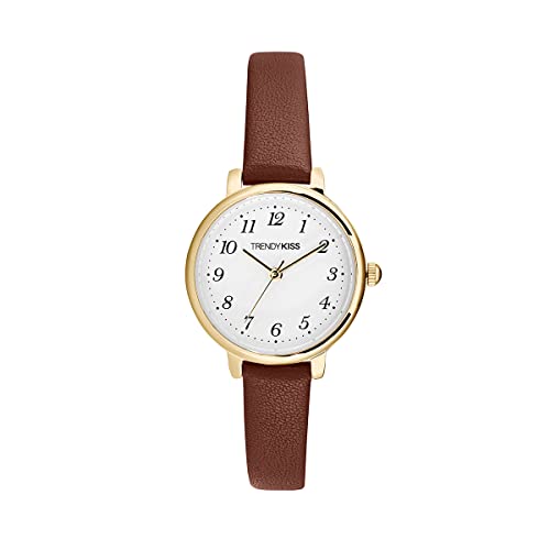 Trendy Kiss Damen Analog Quarz Uhr mit Leder Armband TC10166-02 von Trendy Kiss