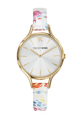 Trendy Kiss Damen Analog Quarz Uhr mit Leder Armband TG10101-03 von Trendy Kiss