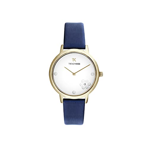 Trendy Kiss Damen Analog Quarz Uhr mit Leder Armband TG10160-01 von Trendy Kiss