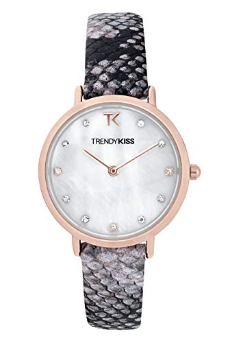 Trendy Kiss Damen Analog Quarz Uhr mit Leder Armband TRG10133-01 von Trendy Kiss