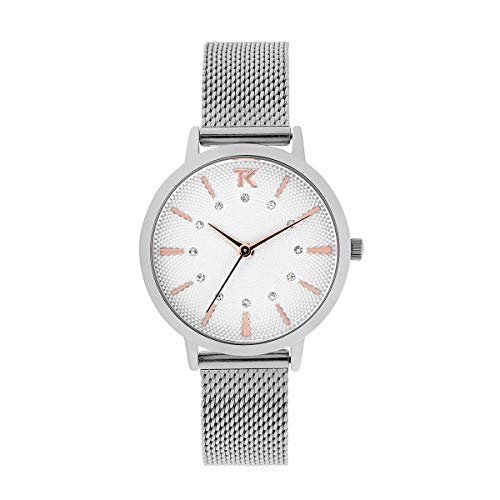 Trendy Kiss Damen Analog Quarz Uhr mit Legierter Stahl Armband TM10138-03 von Trendy Kiss