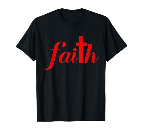 Christian Shirt Men Women Faith Print Jesus Bible Sayings T-Shirt von Trendy Today