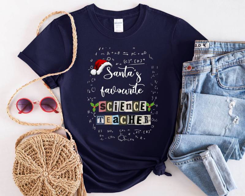 Chemie-Shirt, Wissenschafts-Shirt, Wissenschafts-Lehrer-Hemd, Biologie-Hemd, Nerd-Hemd, Wissenschaftler-T-stück, Weihnachtslehrer von TrendyBee92
