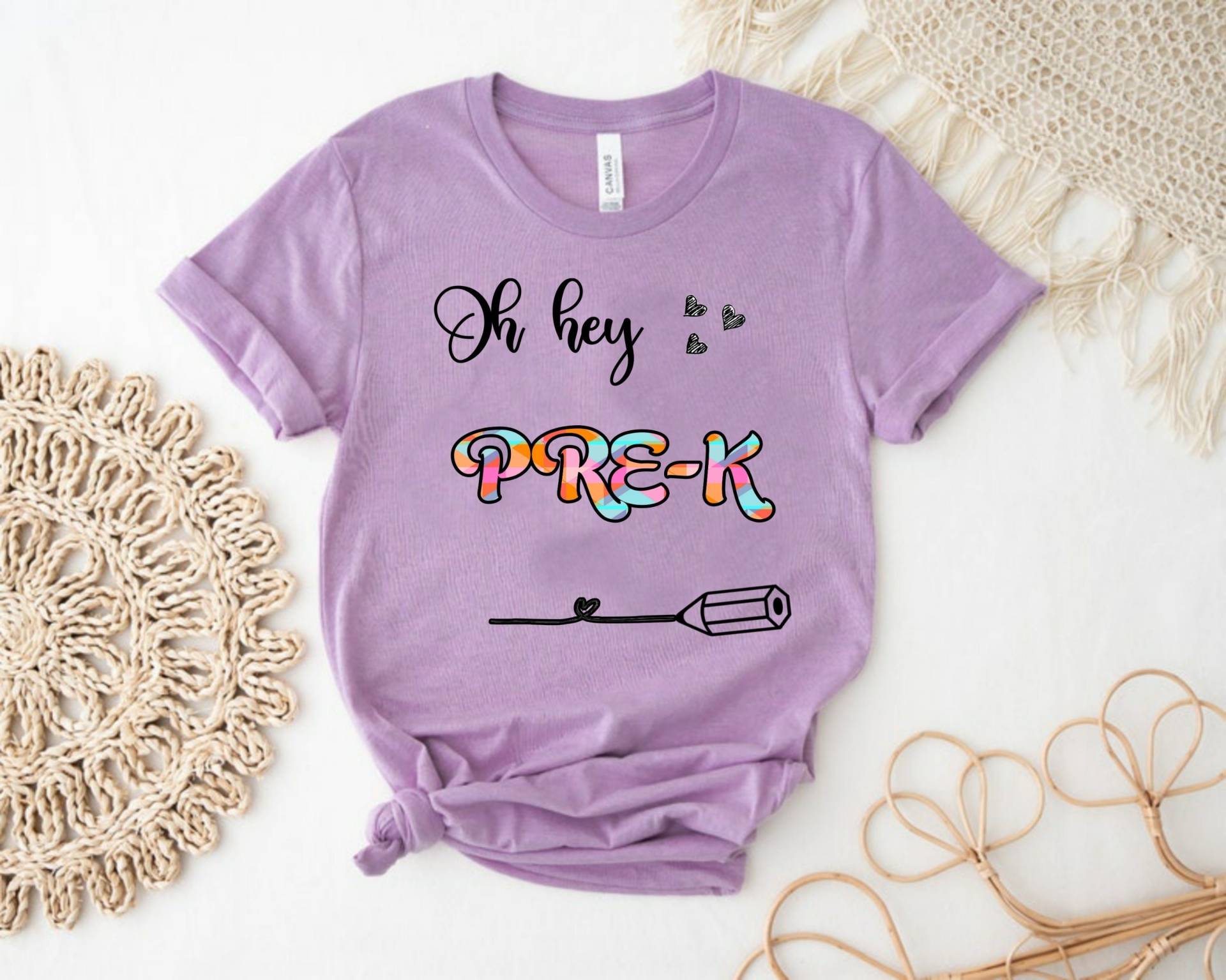 Oh Hey, Pre K Lehrer Shirt, Prek T-Shirt, Shirt Für Lehrerteam, Gruppe, Kindergarten T-Shirt von TrendyBee92