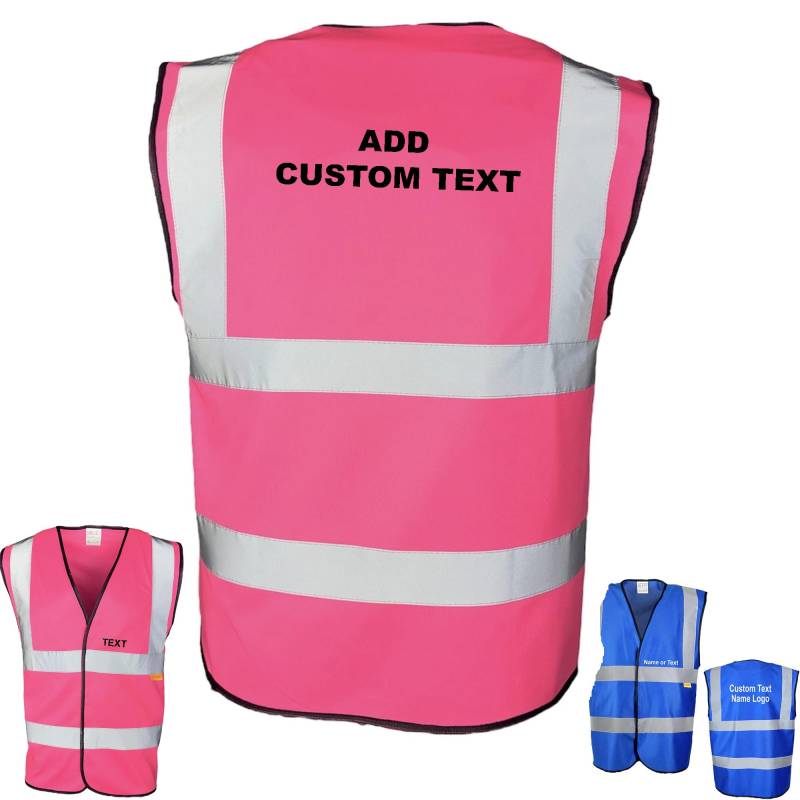 Individuell Bedruckte Farbige Erwachsenenwesten Nach Maß Namen Hinzufügen Text Blanks Hi Vis Reflective Blau Rosa Rot Schwarz Grün Weiß Gelb Individuell Bedruckte Farbige Erwachsenenwesten Nach Maß Namen Hinzufügen Text Blanks Hi Vis Reflective Blau Rosa Rot Schwarz Grün Weiß Gelb von TrendyCraftsShop