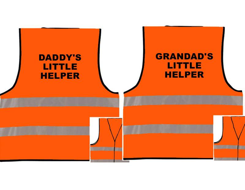 Opas Kleiner Helfer Baby Weste 0-6 Monate Hivis Reflektierende Sicherheit Papas Oder Gelb Orange Säugling Opas Kleiner Helfer Baby Weste 0-6 Monate Hivis Reflektierende Sicherheit Papas Oder Gelb Orange Säugling von TrendyCraftsShop