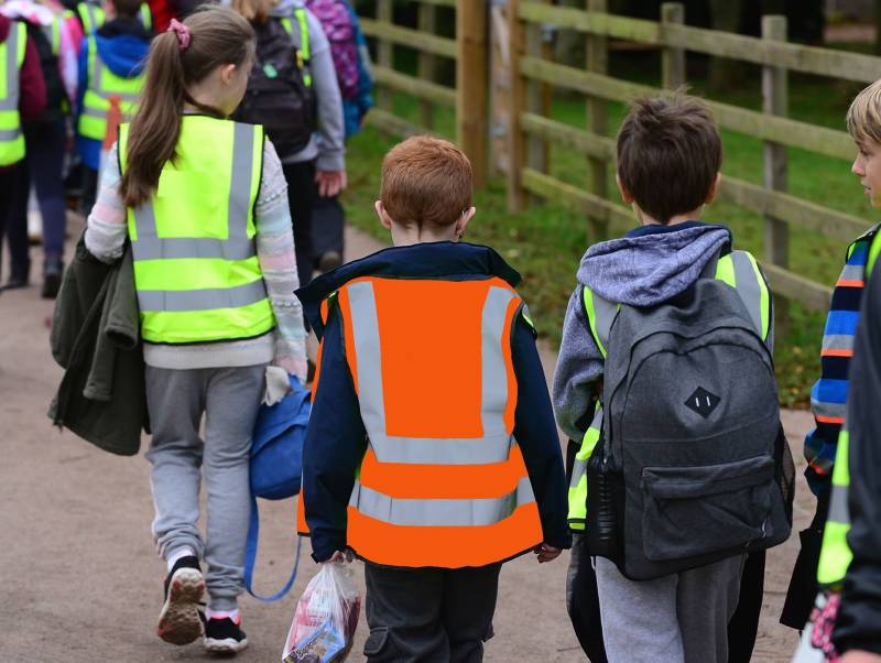 Reflektierende Hi Vis Sicherheitsweste Baby & Kinder Grössen, Orange Oder Gelb von TrendyCraftsShop