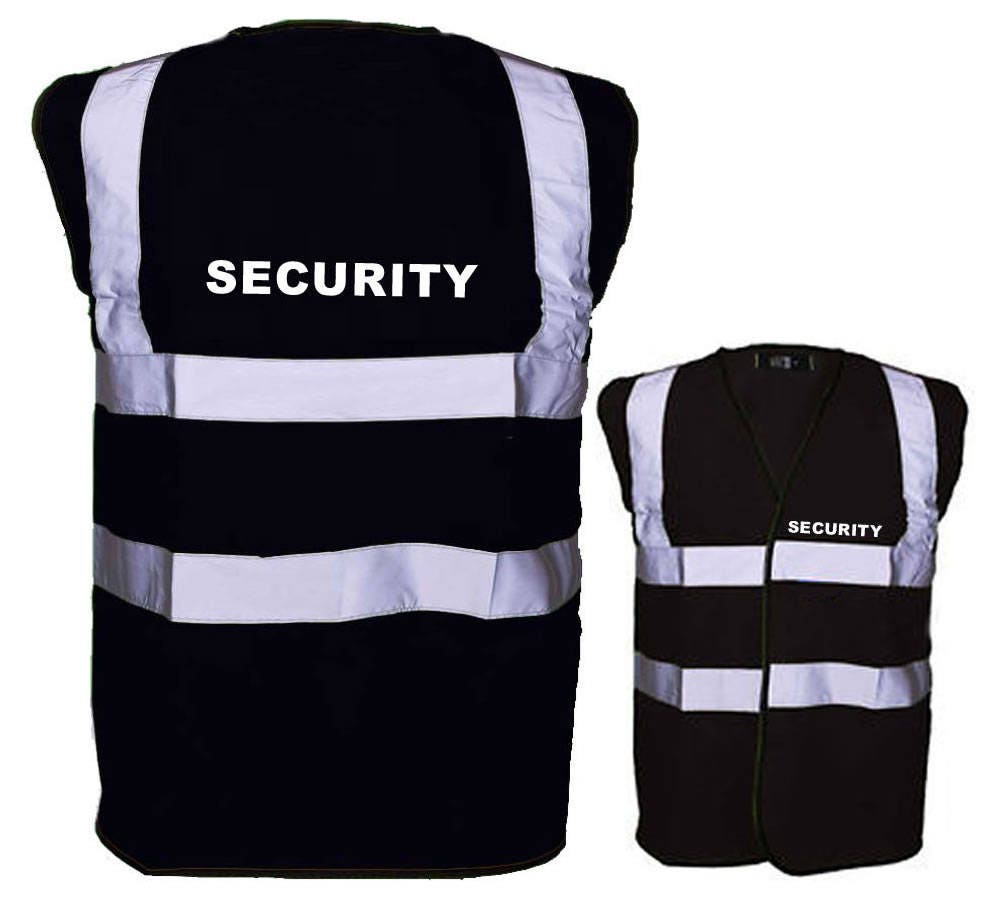 Sicherheit Gedruckte Weste Hallo Sichtbare Schwarze Viz Westen Bedruckte Rückseite Oder Vorderseite Reflektierendes Band Vorne/Hinten S, M, L, Xl Sicherheit Gedruckte Weste Hallo Sichtbare Schwarze Viz Westen Bedruckte Rückseite Oder Vorderseite Reflektierendes Band Vorne/Hinten S, M, L, Xl von TrendyCraftsShop