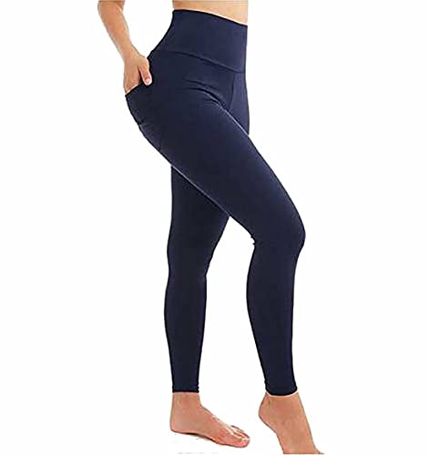 TrendyFashion Damen-Leggings mit hoher Taille, weiche Baumwolle, marineblau, Sport-Yoga-Leggings, navy, 50 TrendyFashion Damen-Leggings mit hoher Taille, weiche Baumwolle, marineblau, Sport-Yoga-Leggings, navy, 50 von TrendyFashion