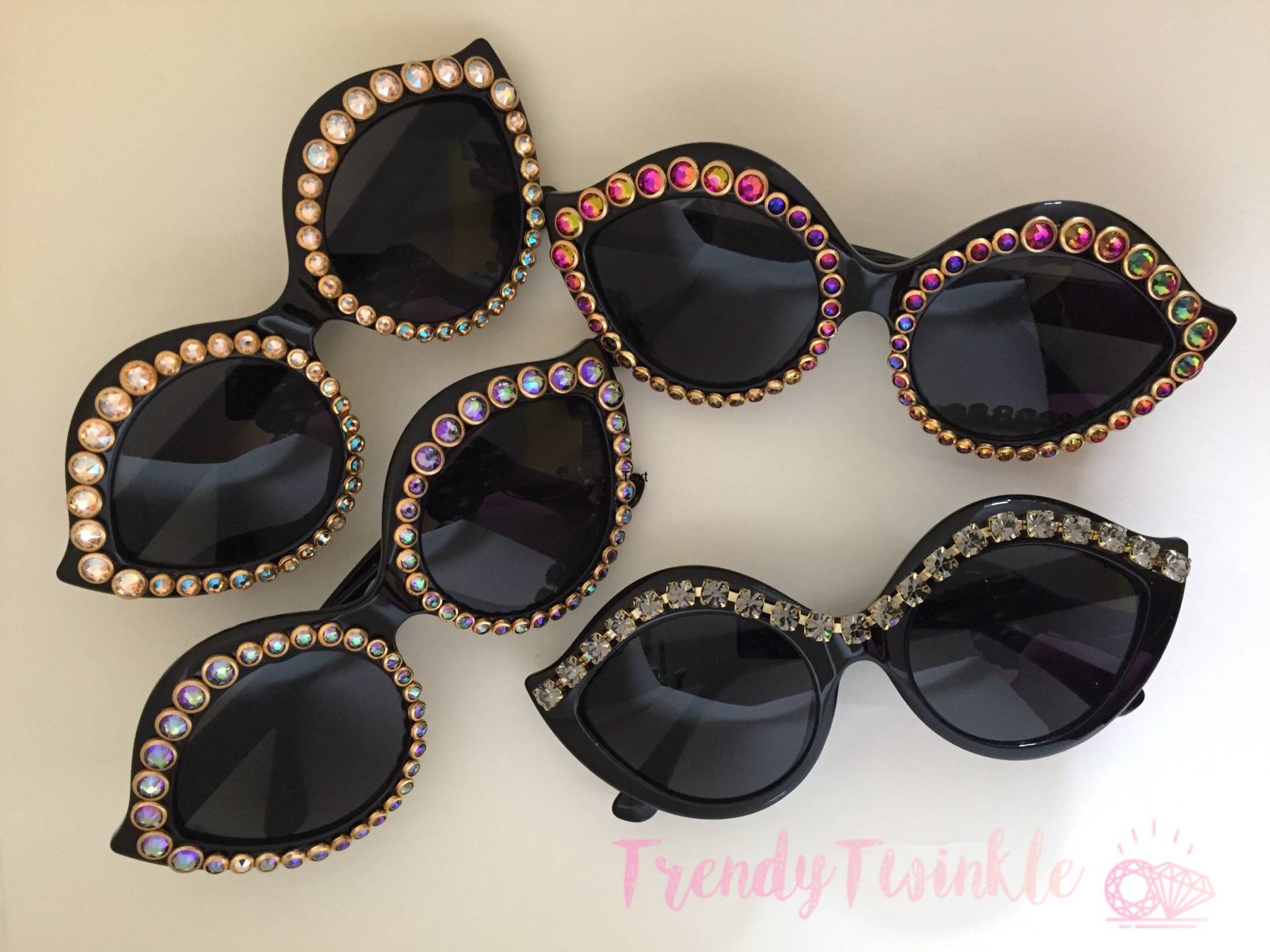 Crystal Cateye Sonnenbrille von TrendyFendy