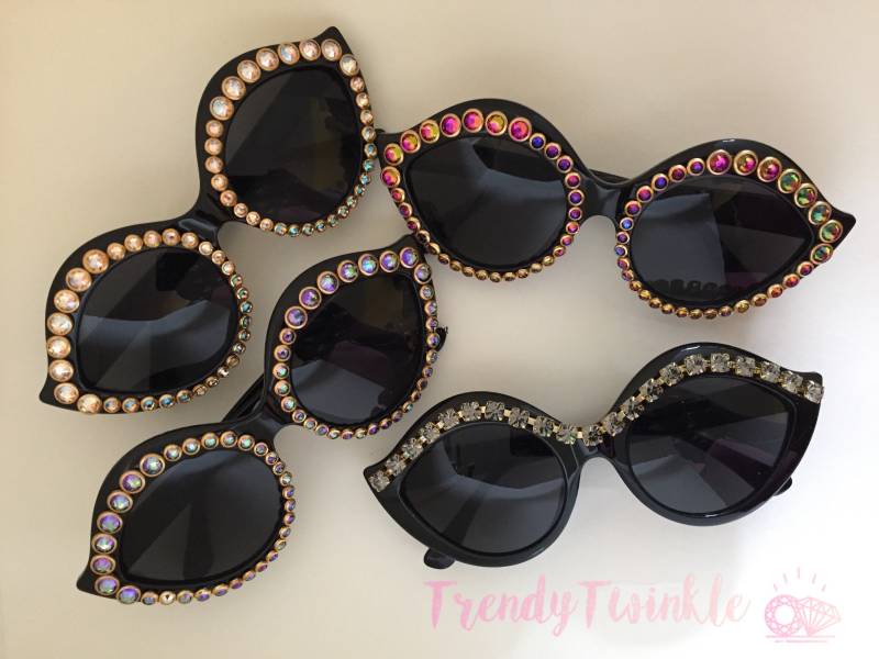 Crystal Cateye Sonnenbrille Crystal Cateye Sonnenbrille von TrendyFendy