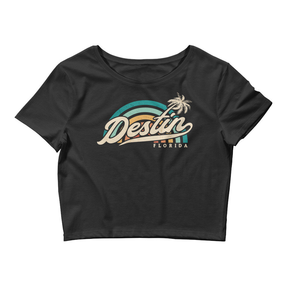 Destin Florida, Damen Crop Teecrop Top von TrendyFindsCo