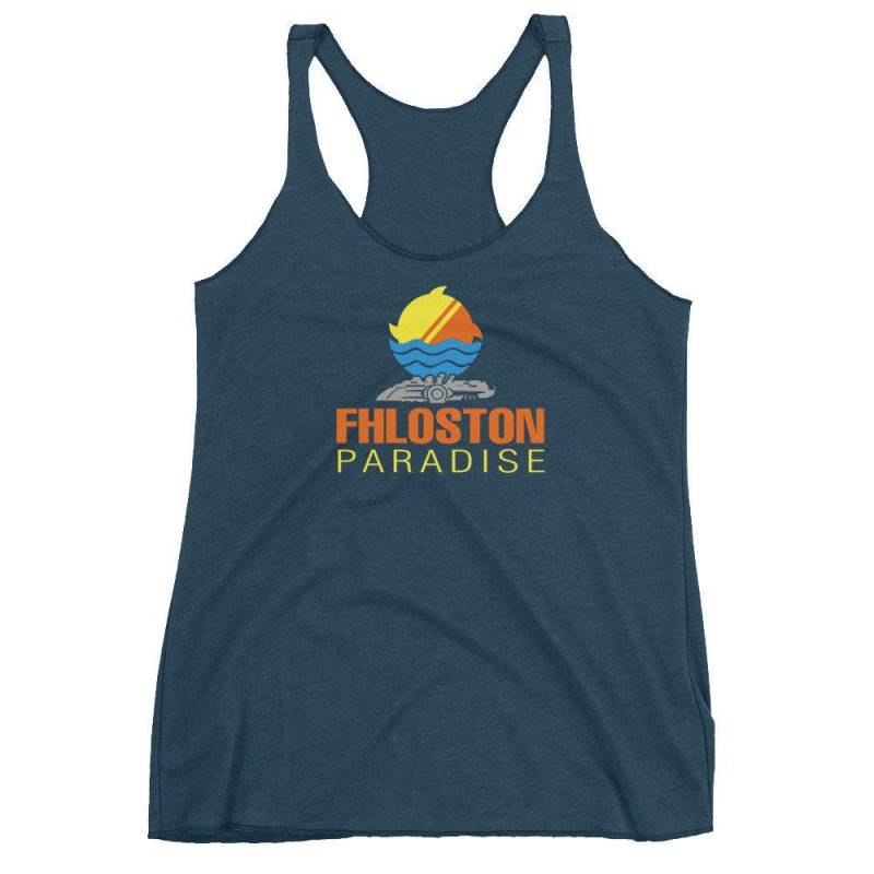 Fhloston Paradise Fünftes Element Retro Damen Racerback Tankvatertag Geschenkidee von TrendyFindsCo