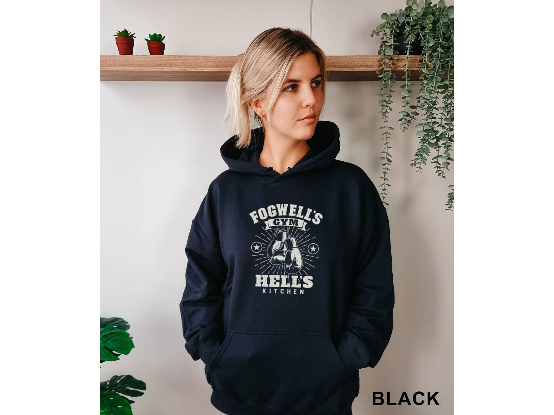 Fogwells Gym Hell's Kitchen Sweatshirt Retro 80Er Film Unisex Hoodie Kapuzen-Sweatshirt von TrendyFindsCo