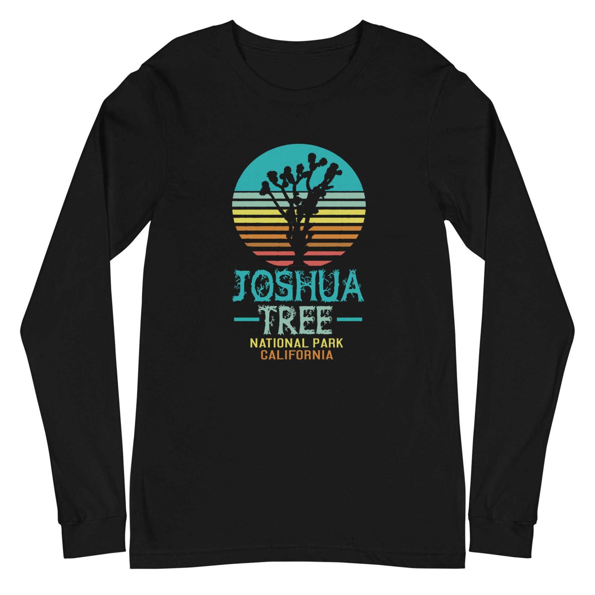 Retro Vintage Joshua Tree National Park Novelty California Unisex Langarm T-Shirt von TrendyFindsCo