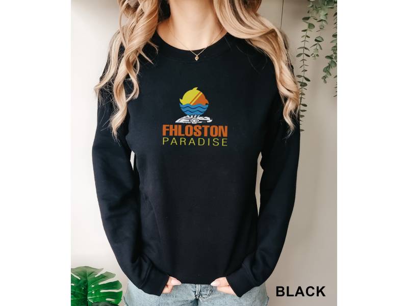 Vintage Retro 90Er Jahre Film Fhloston Paradise Das Fünfte Element Vatertag Geschenkidee Unisex Rundhals-Sweatshirt von TrendyFindsCo