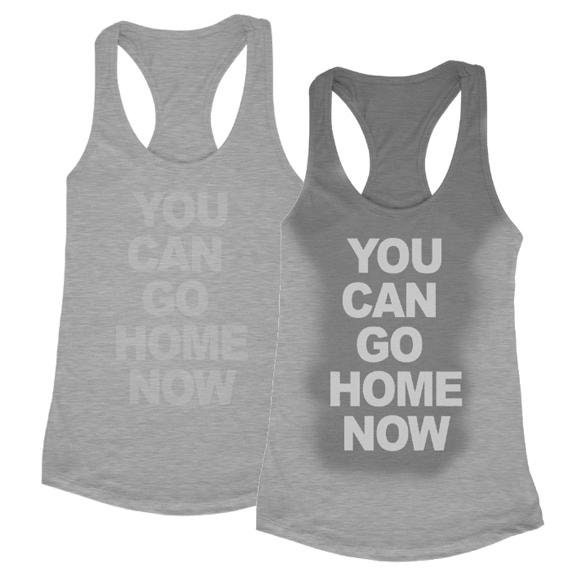 Sie Können Jetzt Nach Hause Gehen Shirt Gym Workout Fitness Sweat Aktiviert Damen Tank von TrendyTeeStore