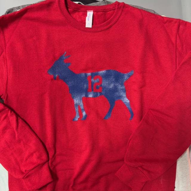 Tom Brady Fan Shirt Das Ziege Sweatshirt Größte Aller Zeit von TrendyTeeStore