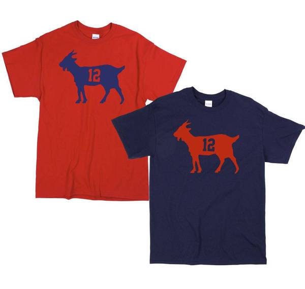Tom Brady The Goat T Shirt G.o.a.t von TrendyTeeStore
