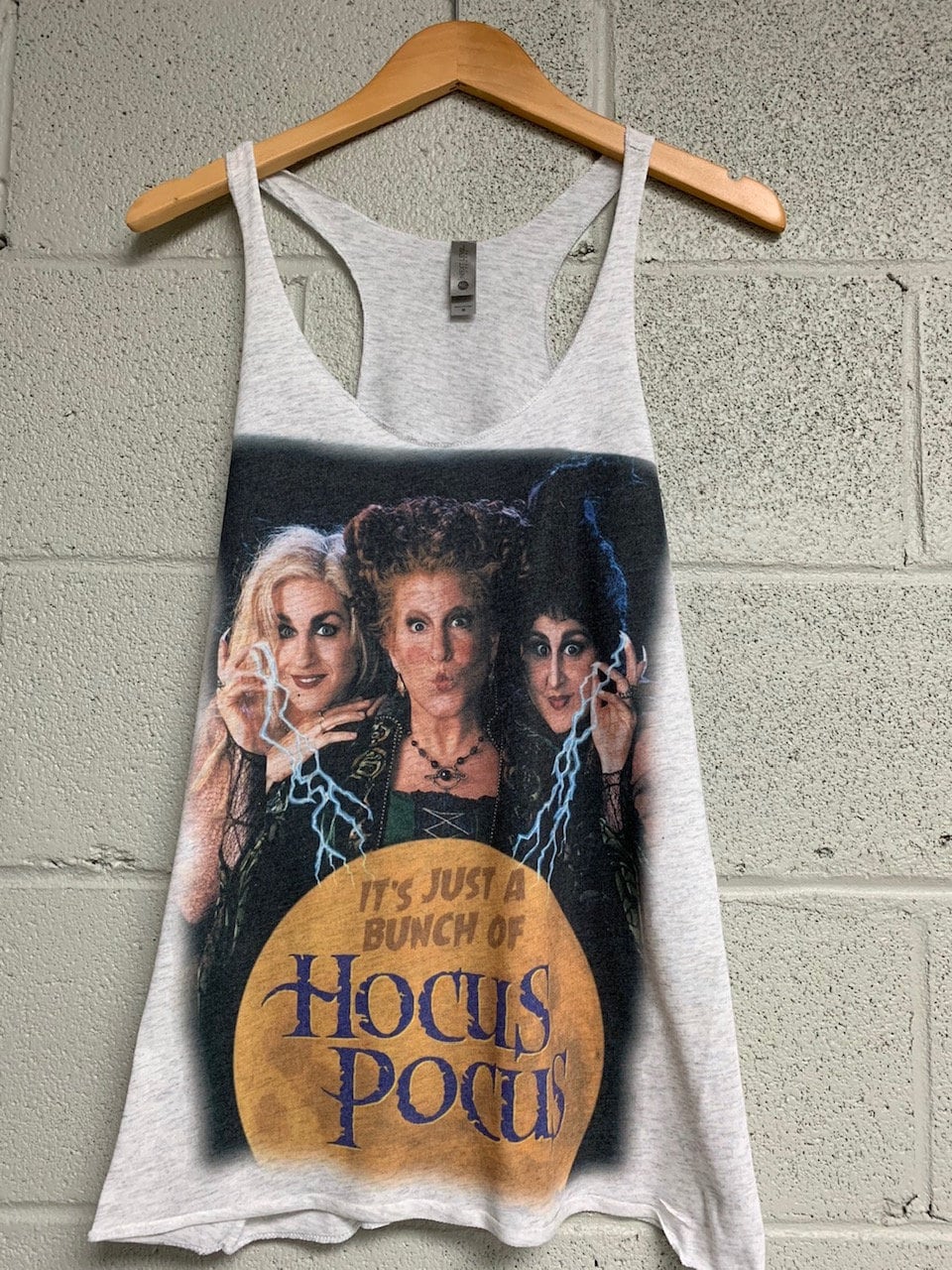 Vintage Hokus Pokus Tank Halloween Damen Heather Grey Tank Vintage Hokus Pokus Tank Halloween Damen Heather Grey Tank von TrendyTeeStore