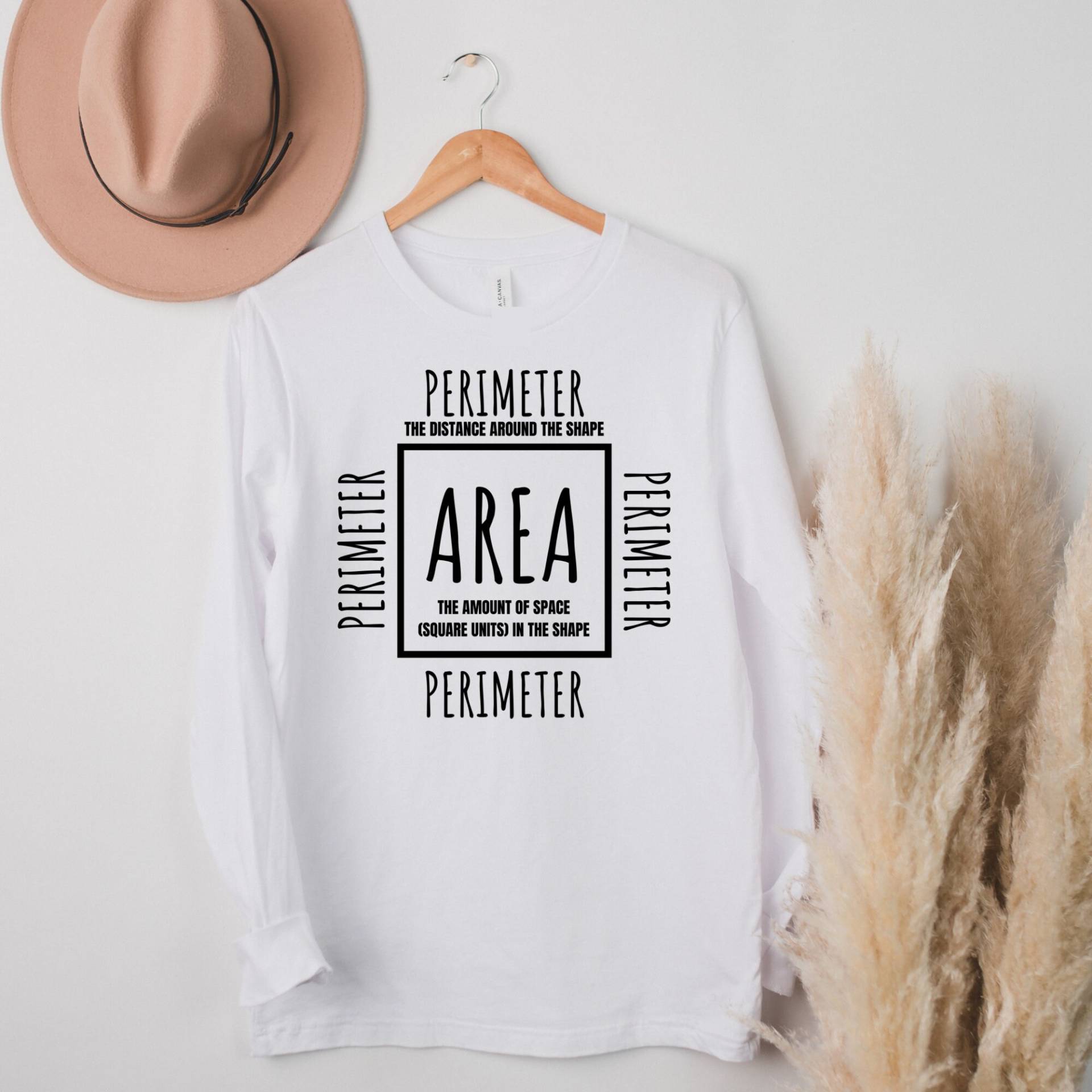 Area Und Umfang Shirt Lustige Frauen Mathe Lehrer Geschenk von TrendyTigerShop