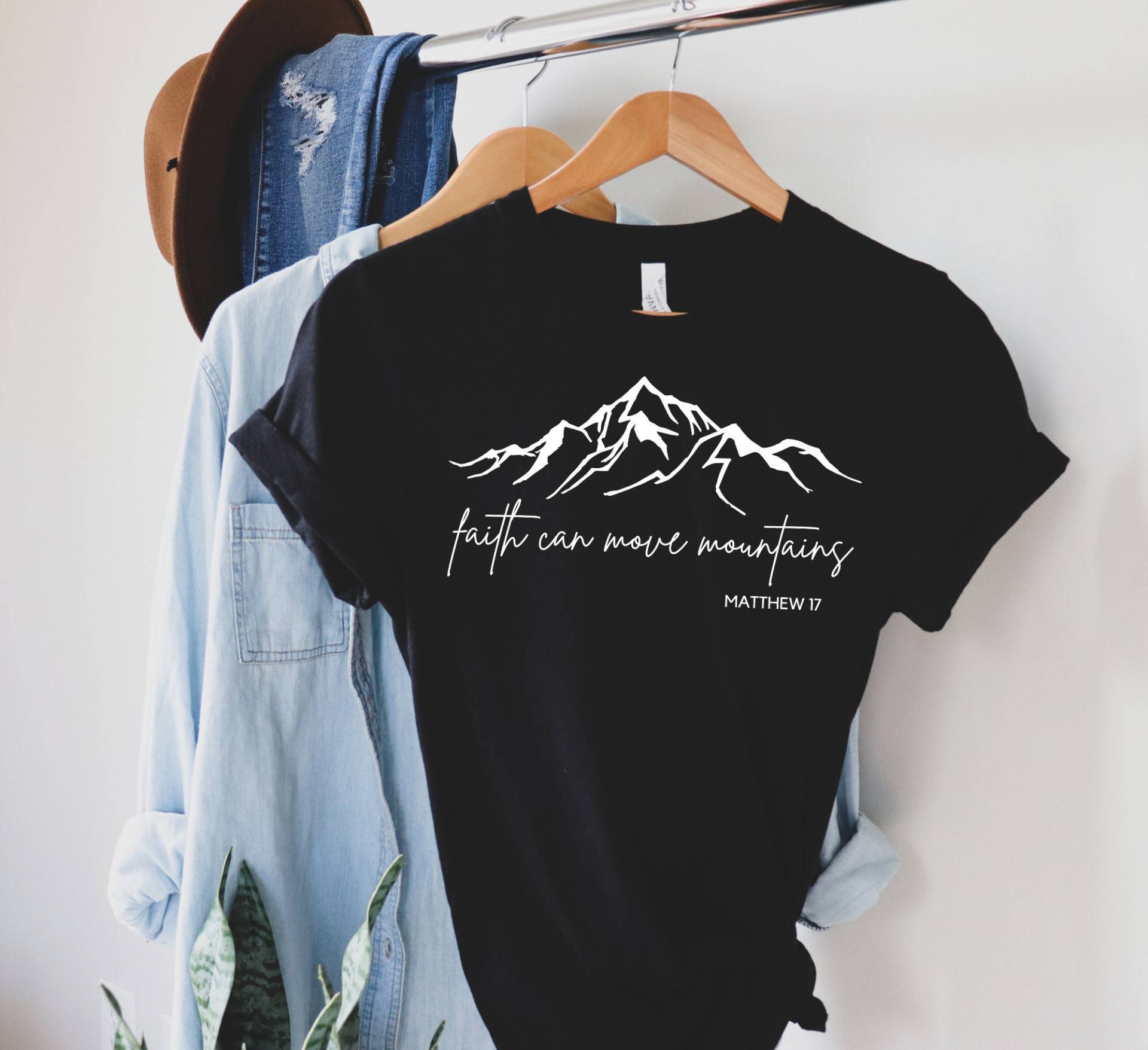 Glaube Kann Berge Shirt Motivierende Christliche Shirts Kleidung Frauen Religiöse Christliches von TrendyTigerShop