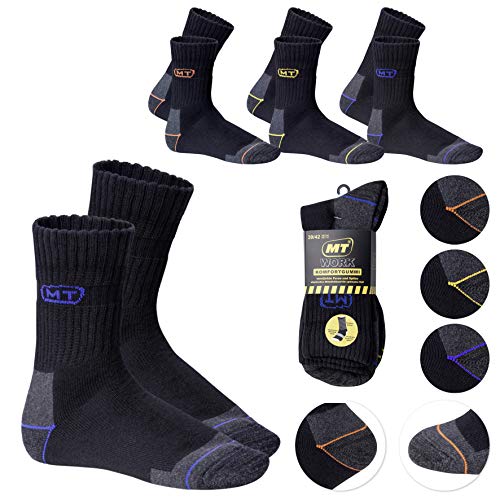 Trendyshop365 Arbeitssocken Herren Baumwolle schwarz Sommer Winter Socken Strümpfe (9 Paar, Größe 43-46) von Trendyshop365