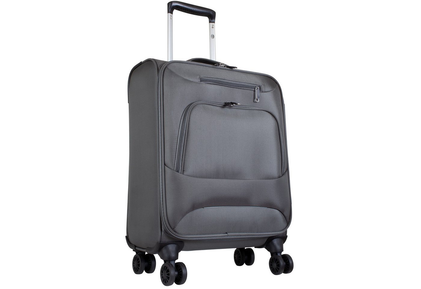 Trendyshop365 Weichgepäck-Trolley Cordoba, 3 Größen, 4 Farben, 4 Rollen, Zwillingsrollen, Zahlenschloss, Dehnfalte von Trendyshop365