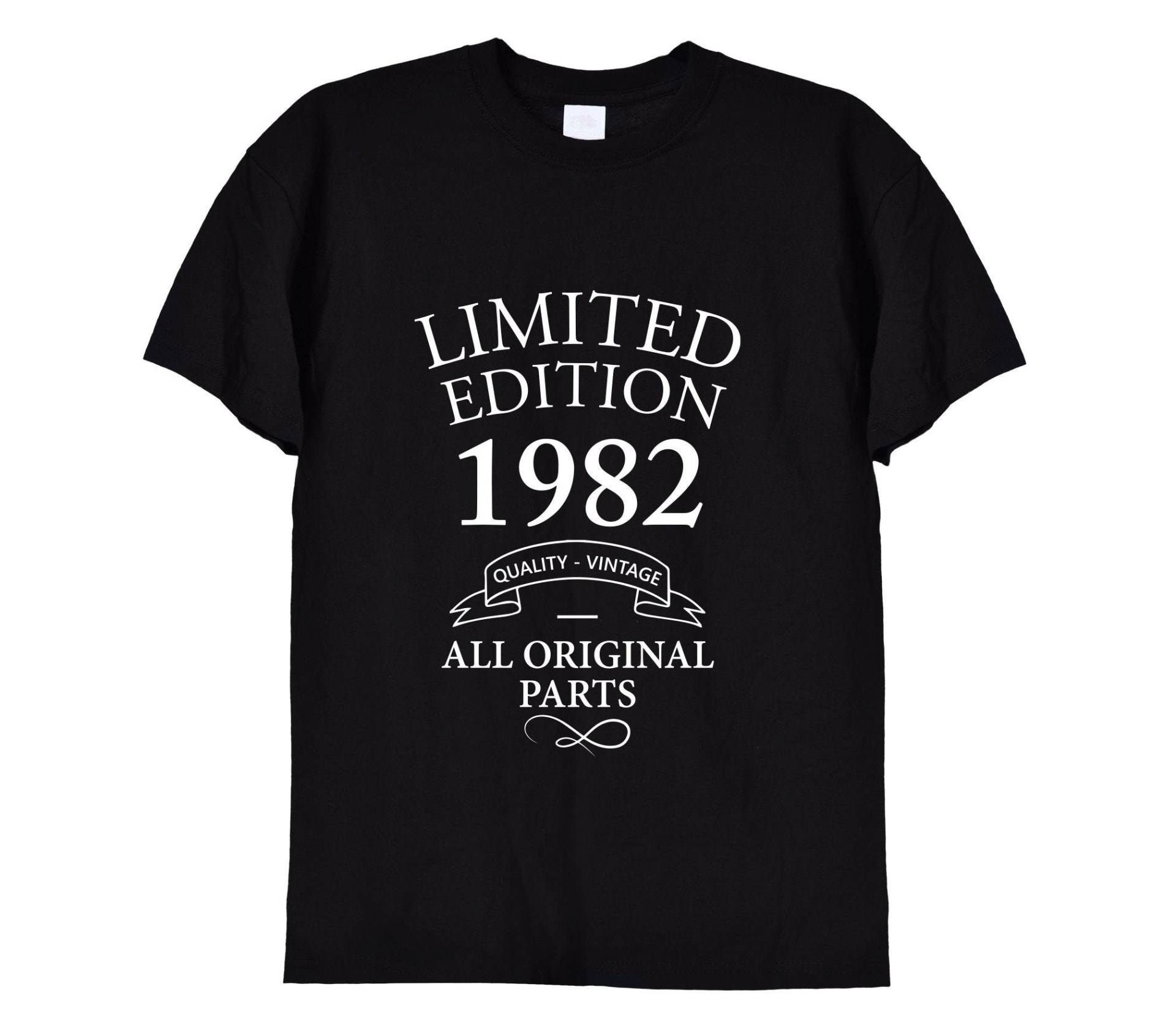 Limited Edition 1982 Geburtstag Geschenk T Shirt, Lustige Bday Geschenke Für Männer Oder Frauen, Mama, Papa, Opa, Vintage Alte Männer, 40., 39 von TrendysnugTees