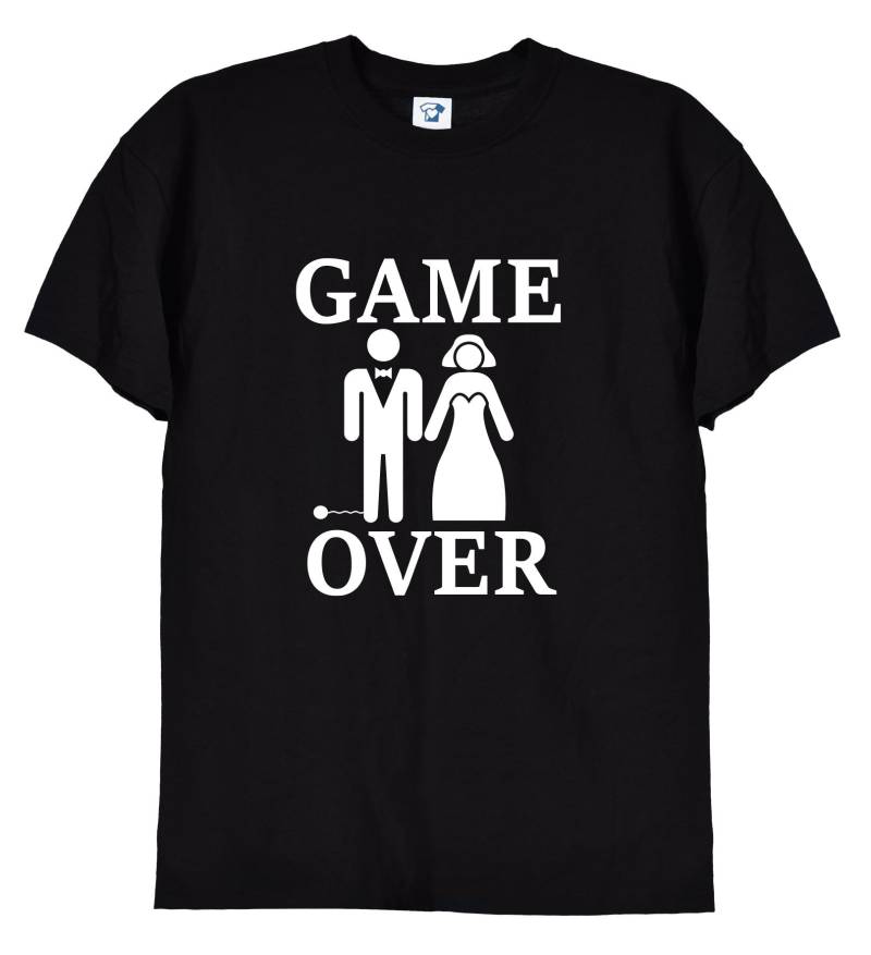 Lustiges Hochzeitstag Junggesellenabschied Spiel Über T-Shirt Für Männer, Schwarz Oder Weiß, Perfektes Ehe Geschenk Den Bräutigam-Ehemann Wifey, 173 von TrendysnugTees