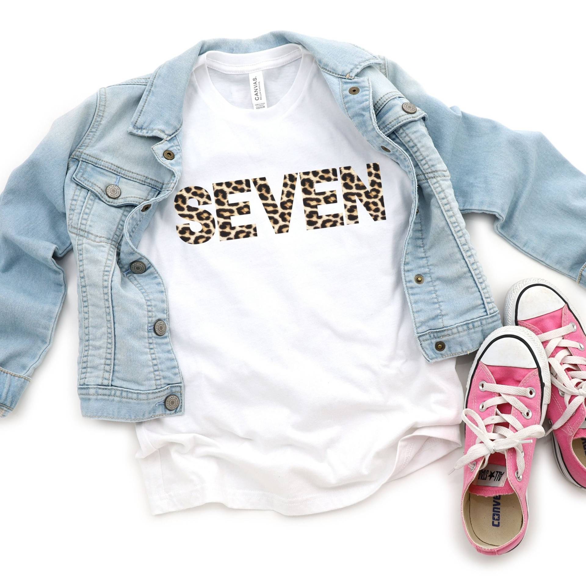 7. Geburtstag Shirt, Mädchen, Tshirts, Siebenjähriges Geburtstagsmädchen 7 Jahre Geburtstag, Countdown, Geschenk von TresBelleShirts