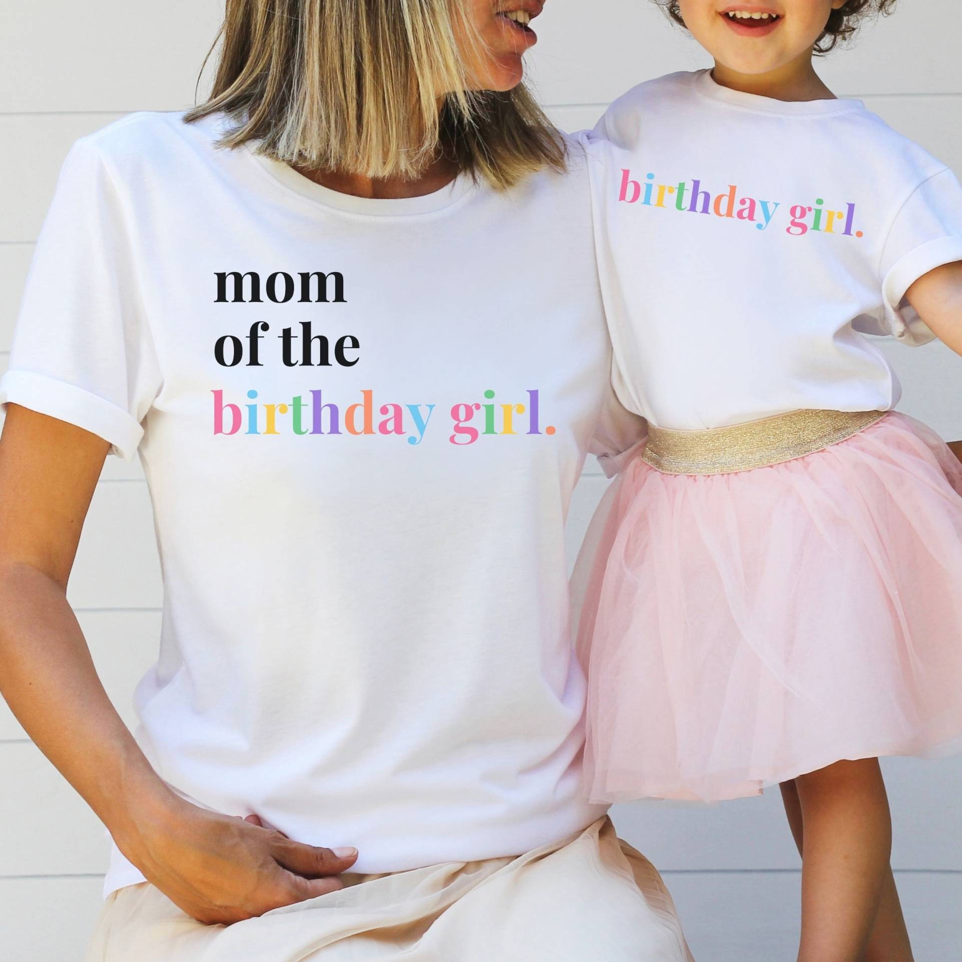 Familie Geburtstag Mädchen Shirts, Mama Des Geburtstags T-Shirt, Passende Mama, Outfit, Papa, Bruder, Schwester, Geschenk von TresBelleShirts