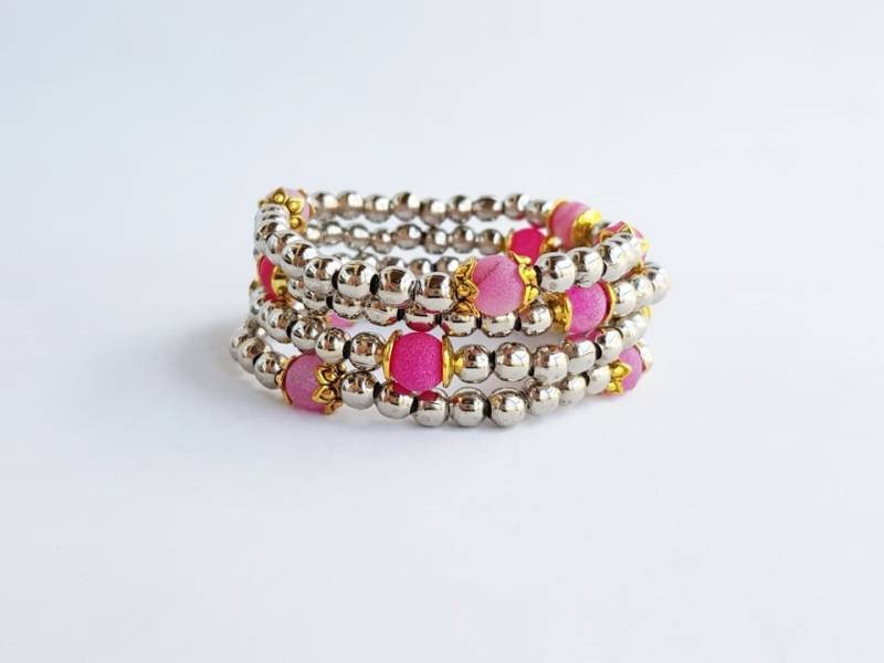 Bettelarmband - Stapelarmbänder Schlichter Schmuck Silberarmbänder Stretcharmbänder Ausgefallener Für Sie Und Ihn Perlenarmbänder von TresJoliePT