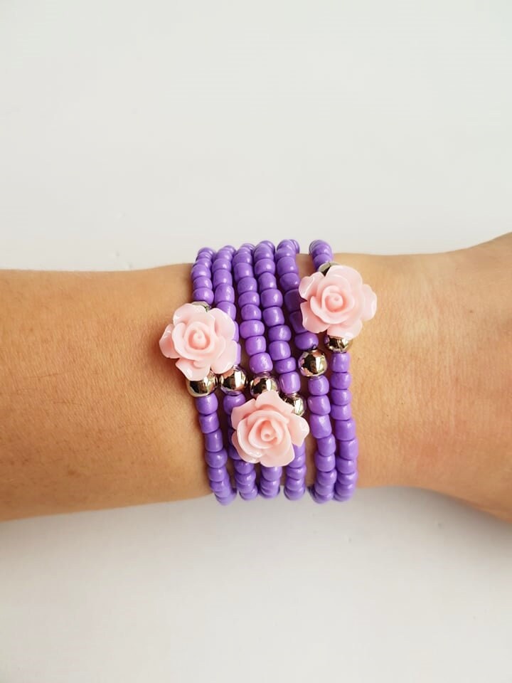 Blumenmädchen-Armband - Geschenke Für Kleinkinder Mädchen Mädchenschmuck Schmuck Kleine Mädchenarmbänder Kindergeschenke Prinzessin von TresJoliePT