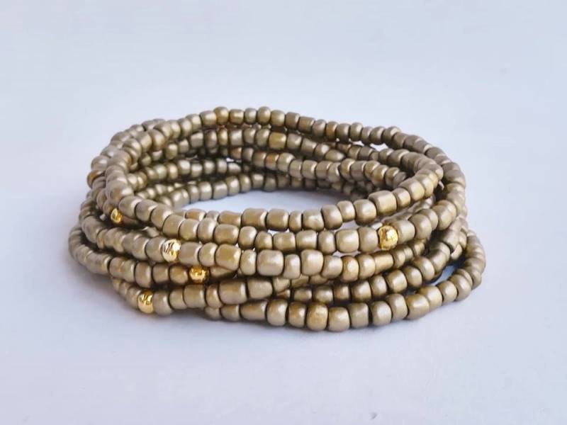 Brautjungfer Geschenk, Goldene Armband, Perlen Zierliche Armbänder, Einfachen Schmuck, Minimalistisch, Nudel, Zarte Boho von TresJoliePT