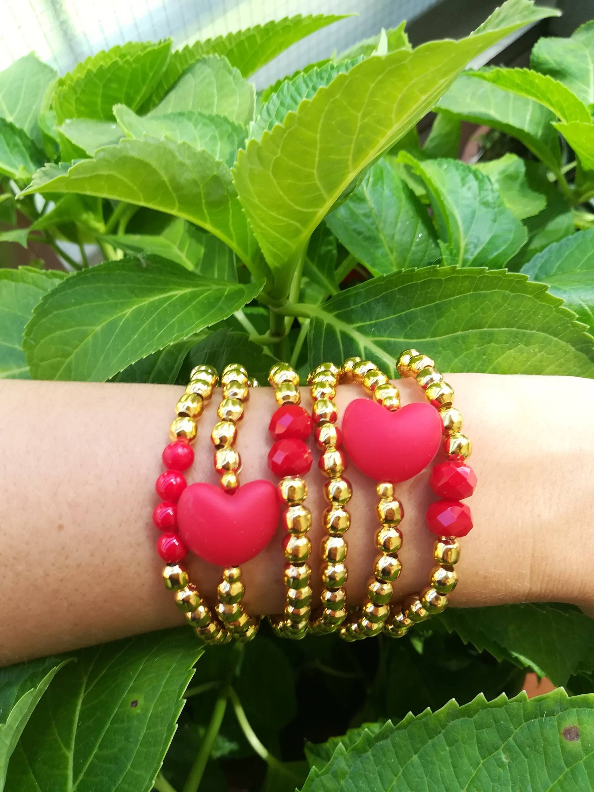 Freundin-Geschenk, Liebesgeschenk, Perlen Armbänder, Stapelbare Armband, Armband-Stack-Set, Armreifen, Bridsmaid Geschenk Freundin-Geschenk, Liebesgeschenk, Perlen Armbänder, Stapelbare Armband, Armband-Stack-Set, Armreifen, Bridsmaid Geschenk von TresJoliePT