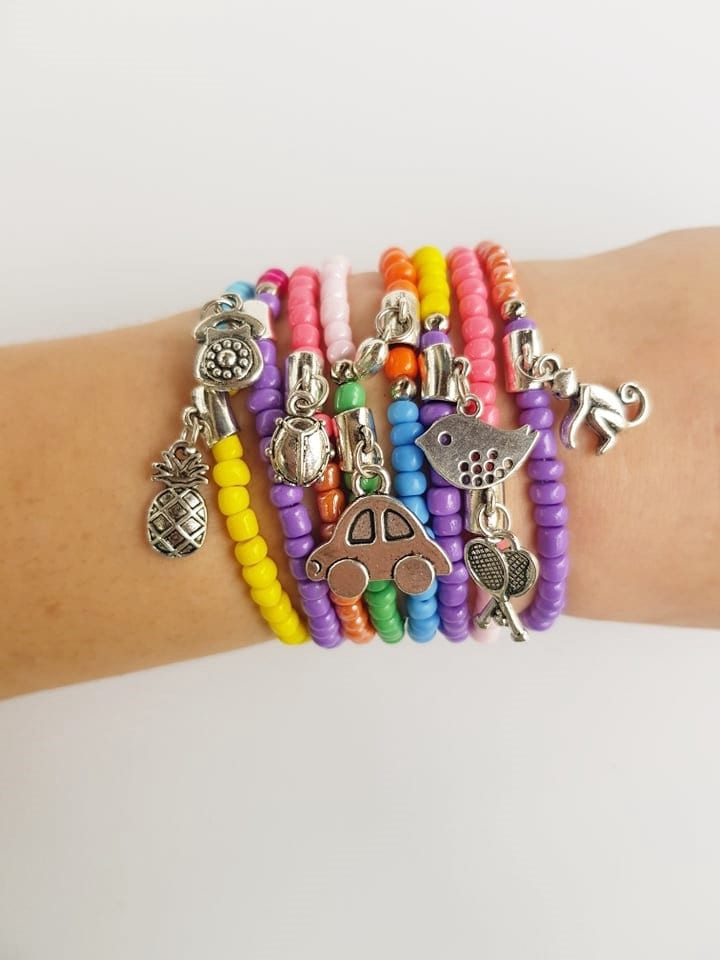 Lustiger Mädchenschmuck - Partygeschenk Baby-Mädchen-Armband Kleines Mädchenarmbänder Baby-Mädchenarmbänder Boho von TresJoliePT